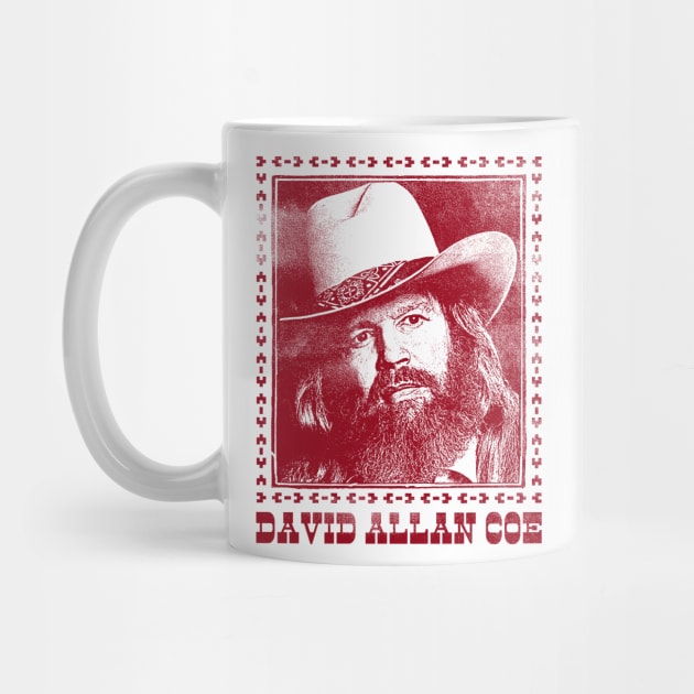 David Allan Coe / Retro Style Fan Design by DankFutura